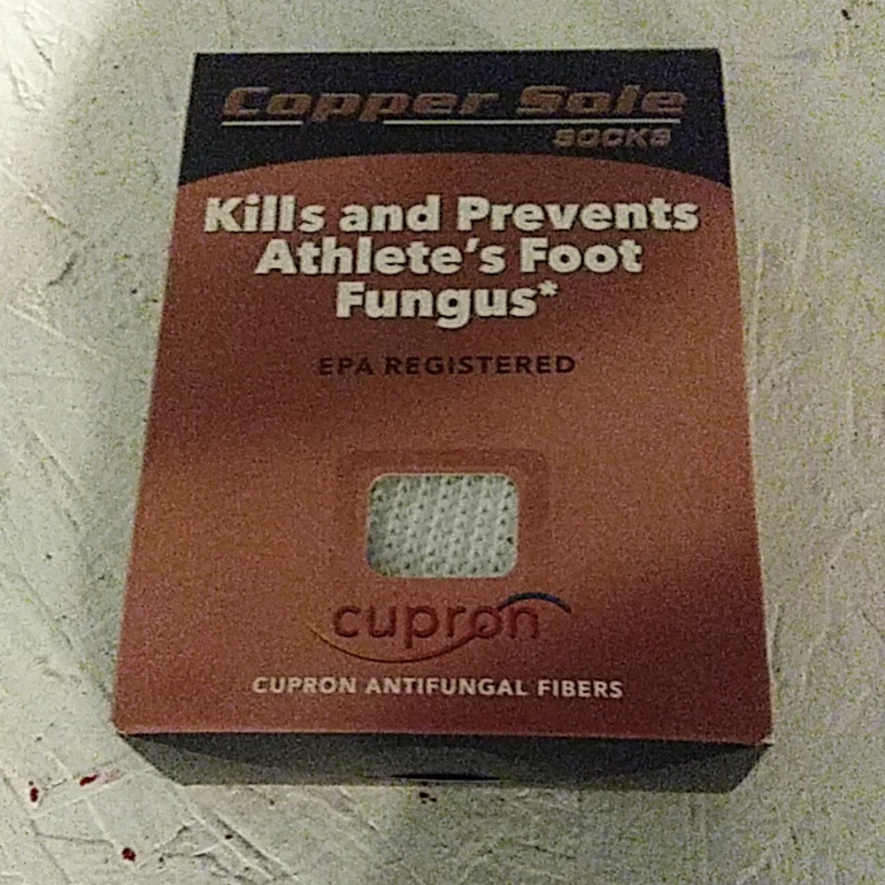 Copper sole socks